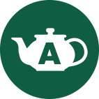 Witvoet Theepotje - Letter A
