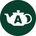 Witvoet Theepotje - Letter A