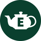 Witvoet Theepotje - Letter E